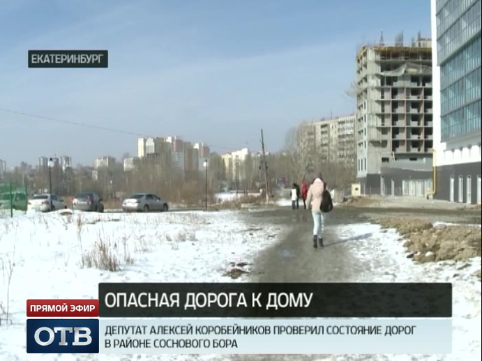 Депутат Алексей Коробейников проверил состояние дорог в районе Соснового Бора