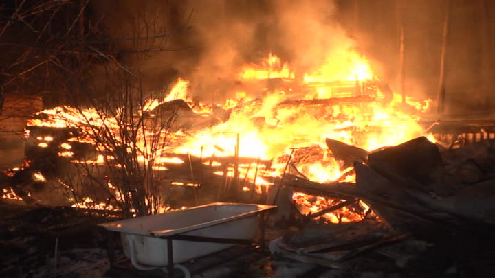 В коллективных садах на Московском тракте за ночь произошло три пожара