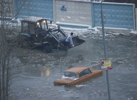 Ботанический район Екатеринбурга ушел под воду
