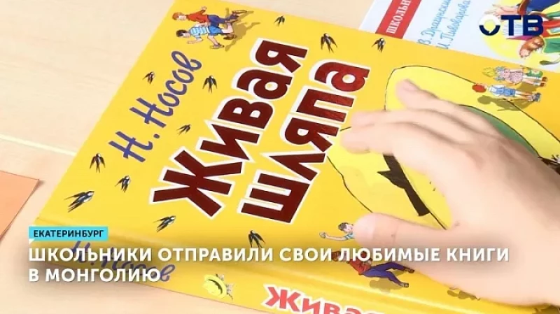 Школьники отправили свои любимые книги в Монголию