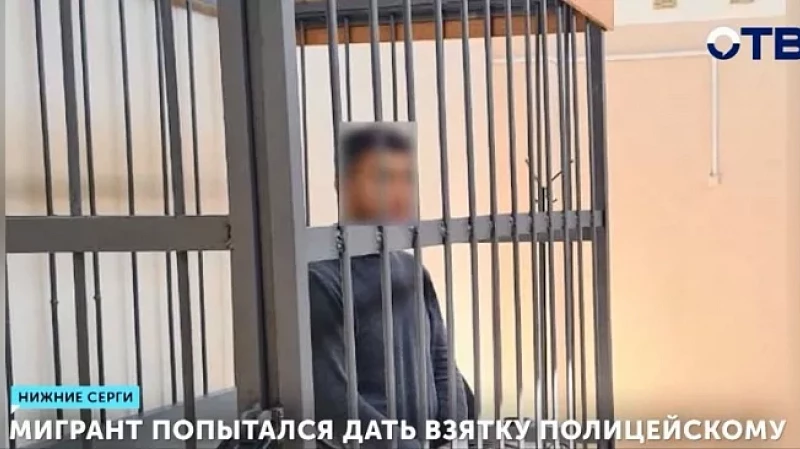 Мигрант попытался дать взятку полицейскому