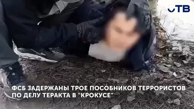 ФСБ задержаны трое пособников террористов по делу теракта в «Крокусе»