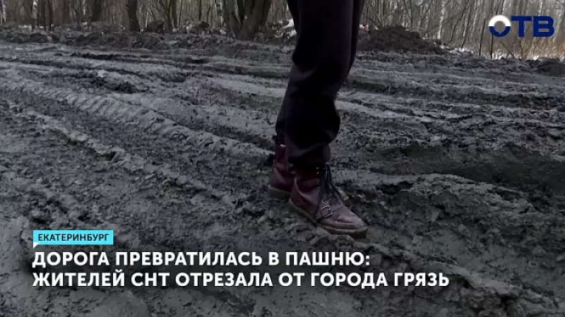 Дорога превратилась в пашню: жителей СНТ отрезала от города грязь