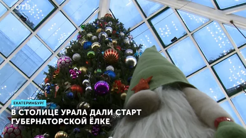В столице Урала дали старт Губернаторской ёлке