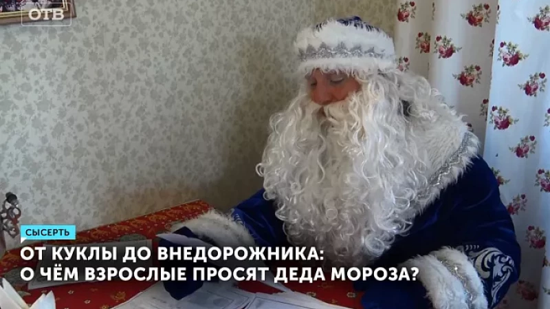 От куклы до внедорожника: о чём взрослые просят Деда Мороза?