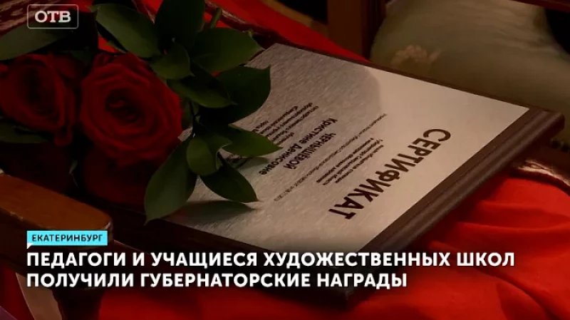 Педагоги и учащиеся художественных школ получили губернаторские награды