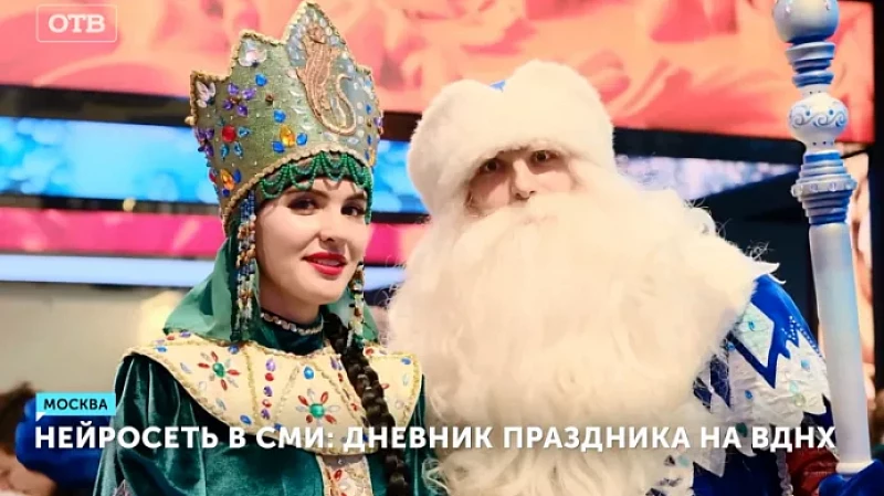 Нейросеть в СМИ: дневник праздника на ВДНХ