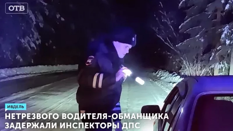 Нетрезвого водителя-обманщика задержали инспекторы ДПС