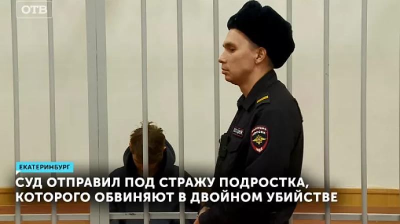 Суд отправил под стражу подростка, которого обвиняют в двойном убийстве