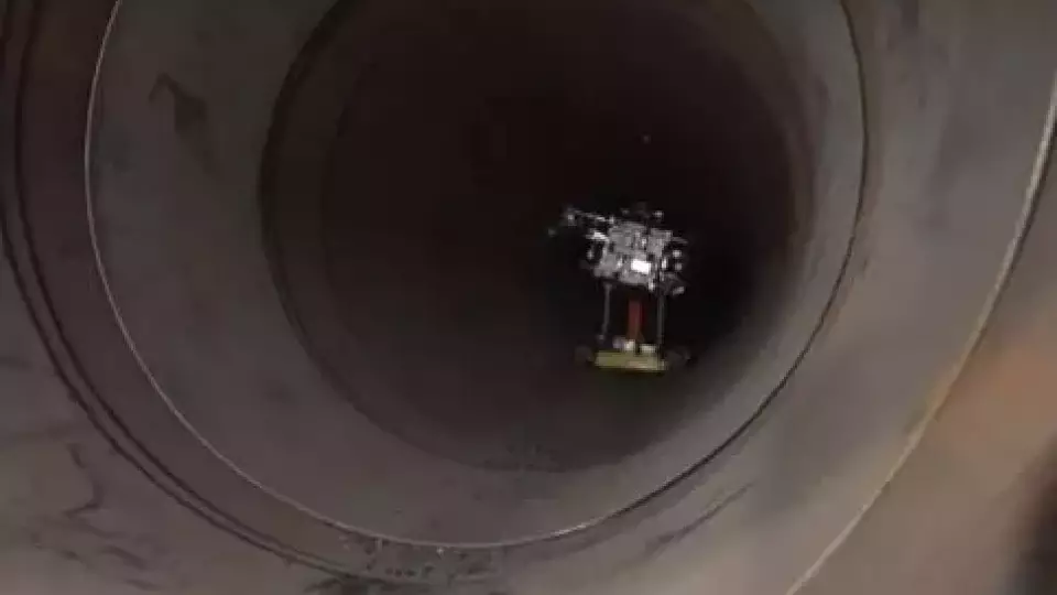 Робот-диагност проверяет качество теплосетей