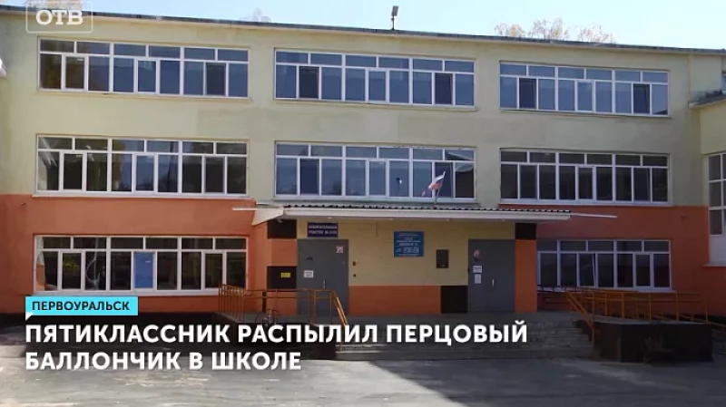 Пятиклассник распылил перцовый баллончик в школе