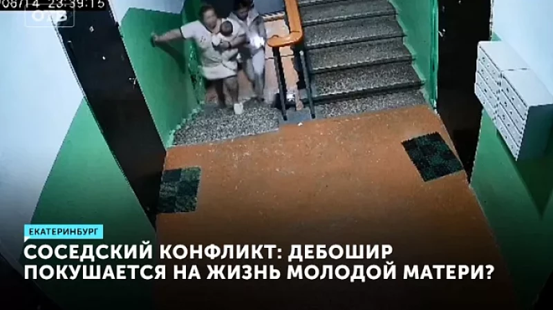 Соседский конфликт: дебошир покушается на жизнь молодой матери?