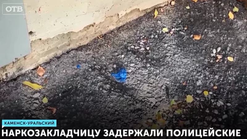 Наркозакладчицу задержали полицейские