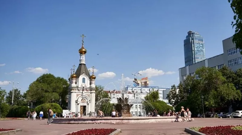 В Екатеринбурге началась реконструкция часовни святой Екатерины на площади Труда