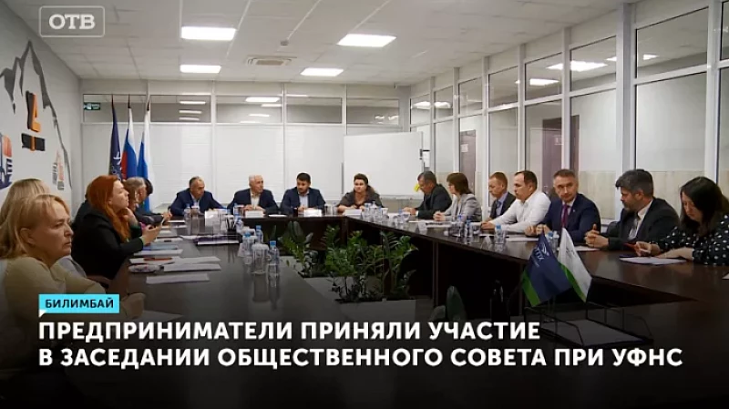 Предприниматели приняли участие в заседании Общественного совета при УФНС