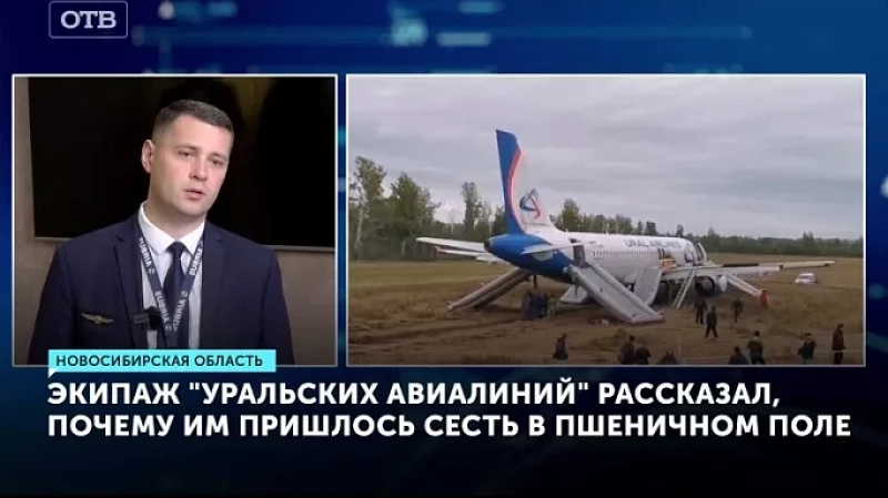 Экипаж «Уральских авиалиний» рассказал, почему им пришлось сесть в пшеничном поле