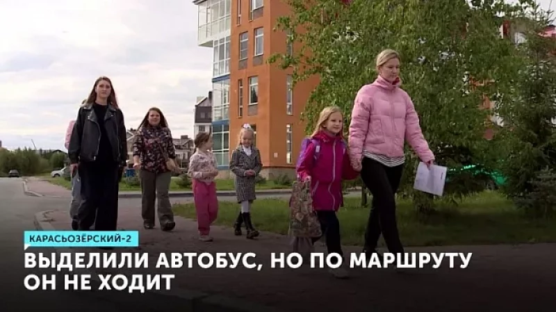 Выделили автобус, но по маршруту он не ходит