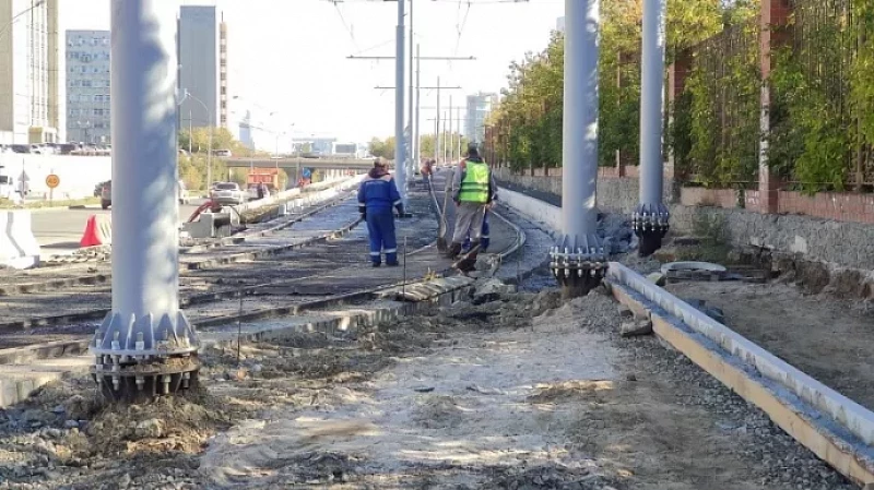 В Екатеринбурге идут последние приготовления к запуску трамвая в Академический