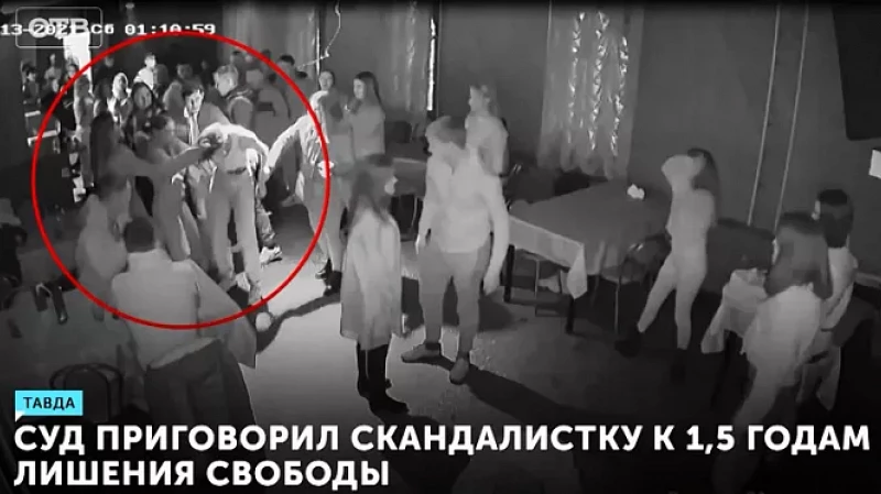 Суд приговорил скандалистку к 1,5 годам лишения свободы