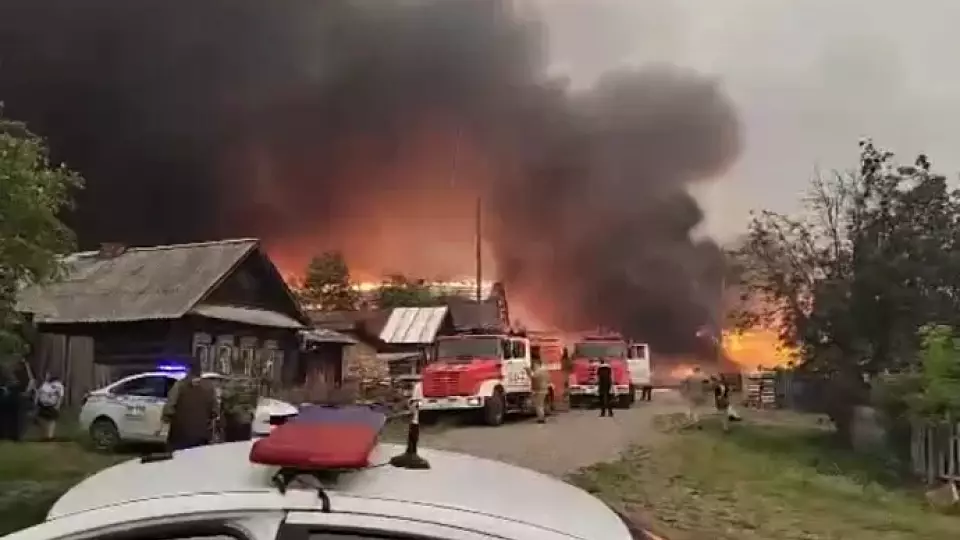 В селе Шайдуриха уже сгорело 39 домов