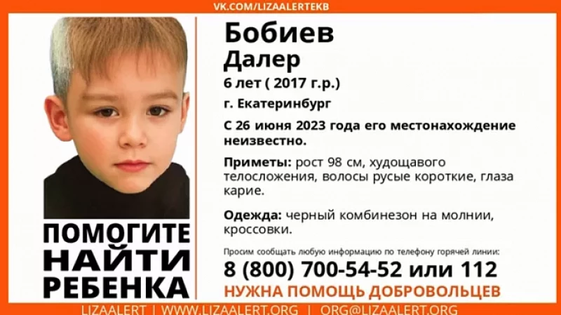 Глава СК РФ Александр Бастрыкин взял под контроль дело об исчезновении 6-летнего Далера