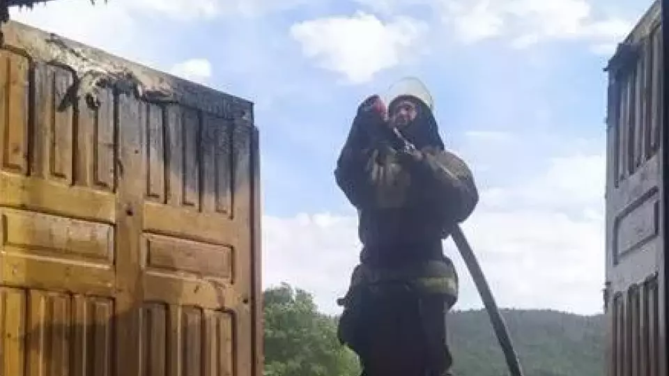 Храм под Миассом загорелся из-за шаровой молнии