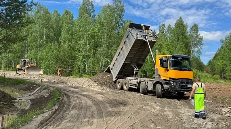 Новый асфальт на подъездах к Таёжному появится уже к концу июня