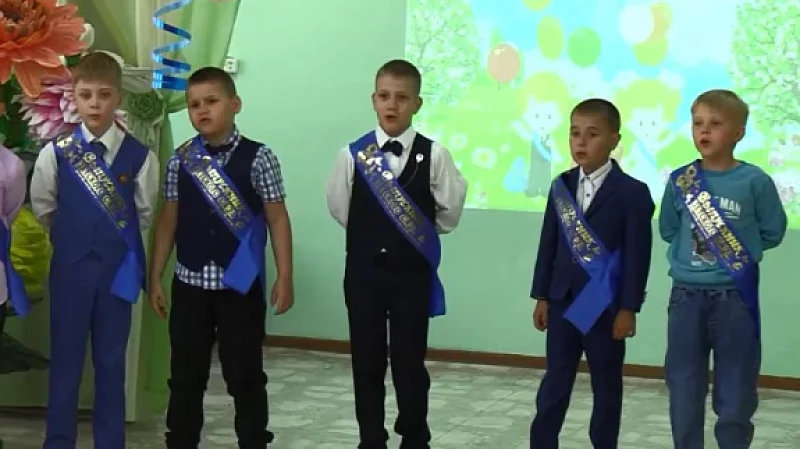 В группе детского сада, куда ходили одни мальчишки, прошёл выпускной