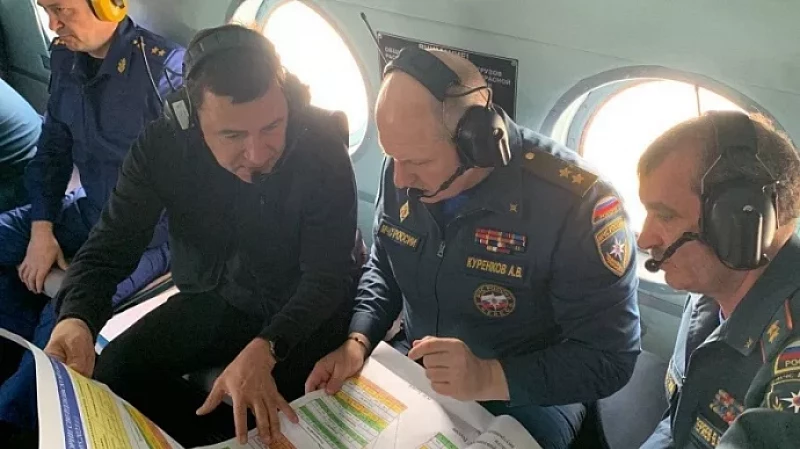 Губернатор Евгений Куйвашев и глава МЧС Александр Куренков посетят Сосьву и Таёжный