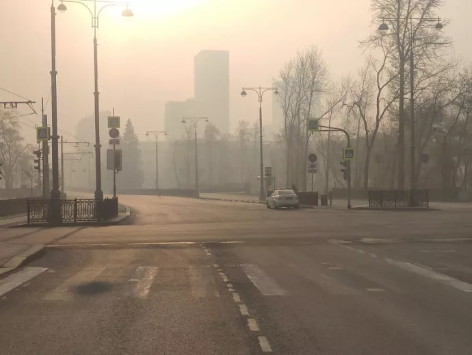 Утром 9 мая в воздухе над Екатеринбургом зафиксировали превышение вредных веществ