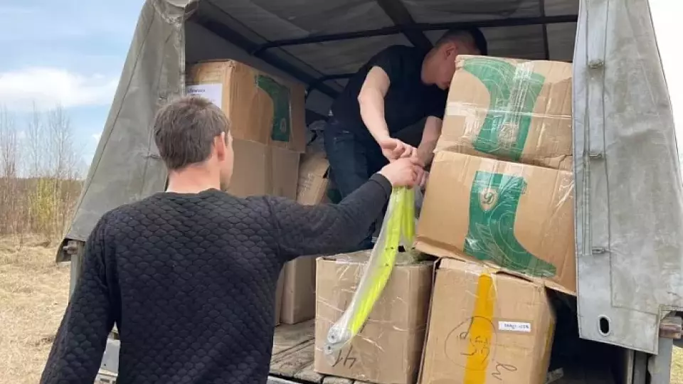Первая партия гуманитарной помощи от Свердловского областного Союза промышленников и предпринимателей отправилась в Сосьву и Таёжный