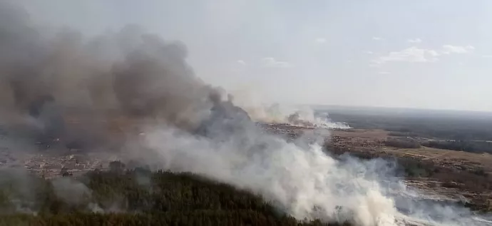 В Свердловской области разбушевались пожары