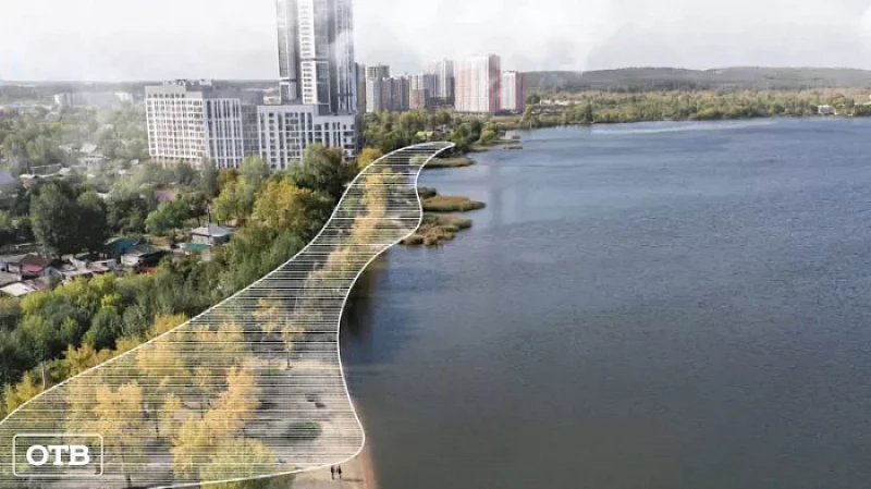 На берегу Верх-Исетского пруда построят современную набережную