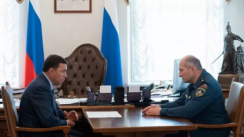Александр Куренков и Евгений Куйвашев обсудили готовность Свердловской области к противодействию ЧС