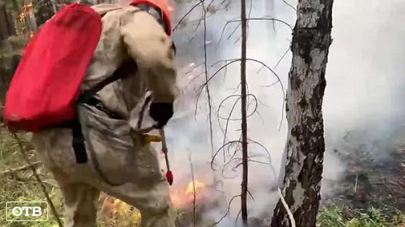 Добровольцы быстрого реагирования пришли на помощь МЧС в тушении лесных пожаров на Урале