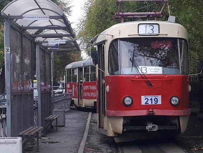 В центре Екатеринбурга на выходные изменится схема движения трамваев