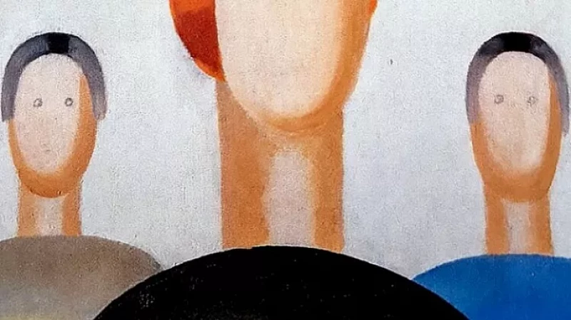 Вандала-охранника «Ельцин-Центра» будут судить за порчу картины «Три фигуры»