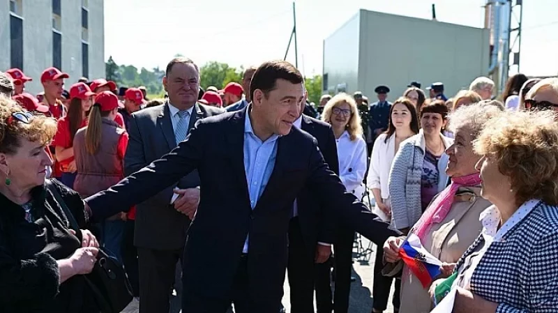 Евгений Куйвашев и Сергей Степашин запустили в Верхних Сергах новые очистные сооружения