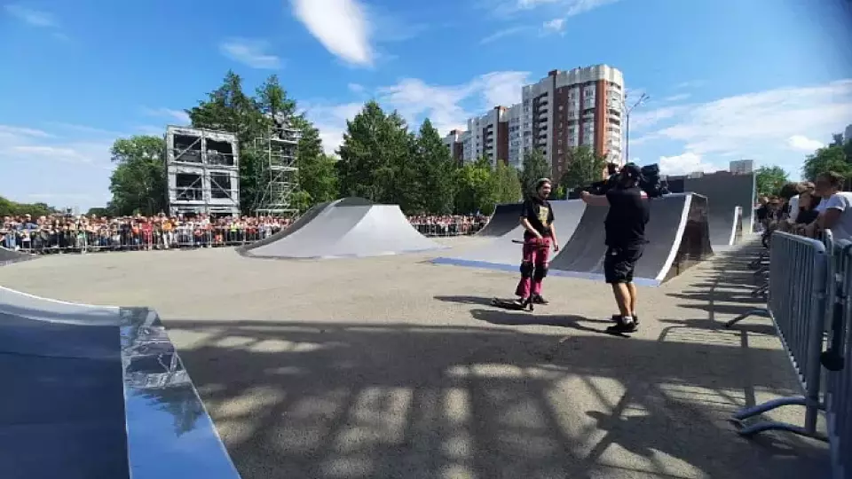 Крупнейший скейт-парк открылся в Екатеринбурге