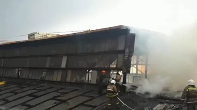 В валочном цеху Синарского трубного завода произошёл пожар