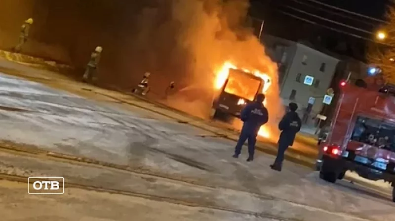 В Краснотурьинске выгорел последний трамвай