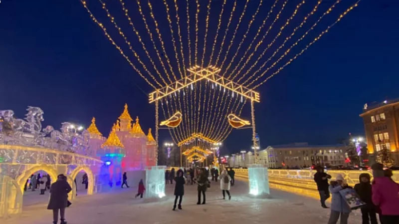 Ледовый городок могут перенести к Екатеринбург-Арене