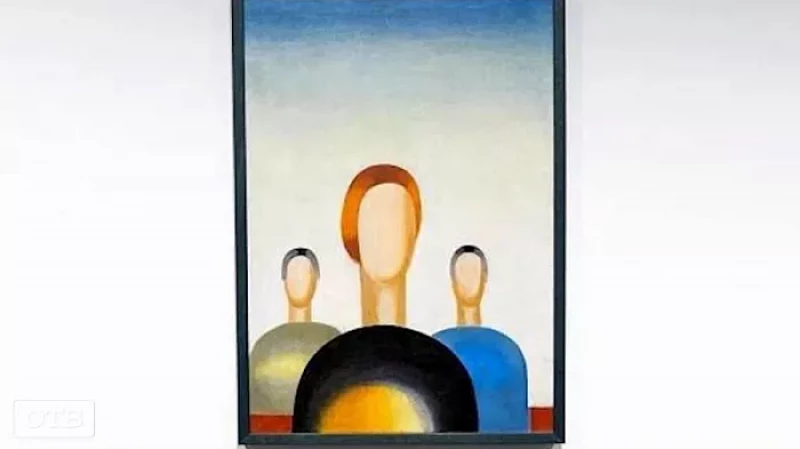 В Екатеринбурге вандал шариковой ручкой испортил картину ученицы Малевича