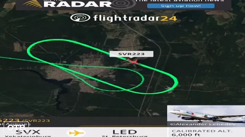 Самолёт, летевший в Санкт-Петербург, вынужденно вернулся обратно в Кольцово