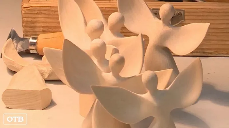 700 деревянных ангелов надежды изготовят до Нового года на Среднем Урале