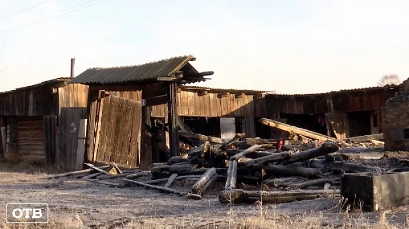 В Камышловском районе при пожаре погибли 2-летний мальчик и 8-месячная девочка