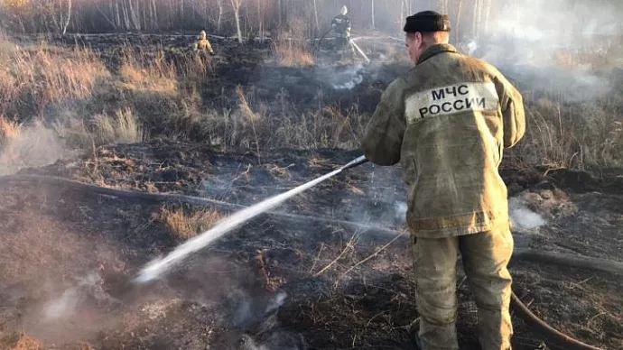 Замглавы Екатеринбурга провёл срочное заседание на тлеющих торфяниках в Солнечном