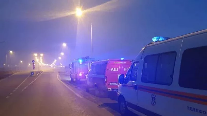 Смог в Екатеринбурге: в Солнечном горит торфяник