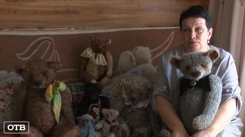 Медсестра из Сысерти делает игрушечных медвежат, которые пользуются спросом за рубежом