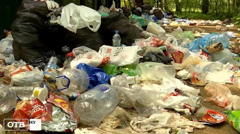 Отдыхающие превратили побережье озера Балтым в настоящую помойку